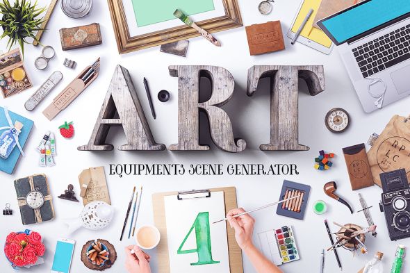 art-equipments-scene-generator