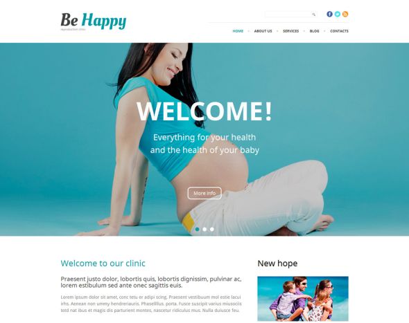 be-happy wordpress-theme