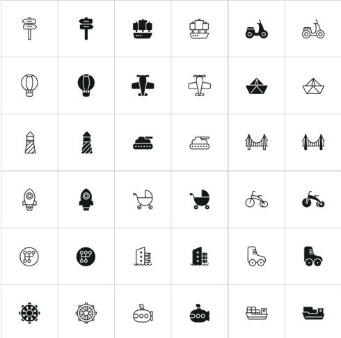 getting-around-icons