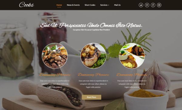 cooks-web-template