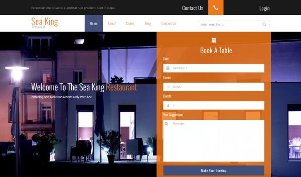 sea-king-web-template