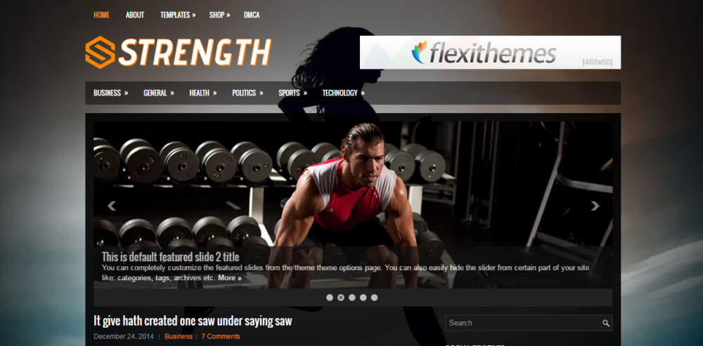 strength-free-wordpress-theme