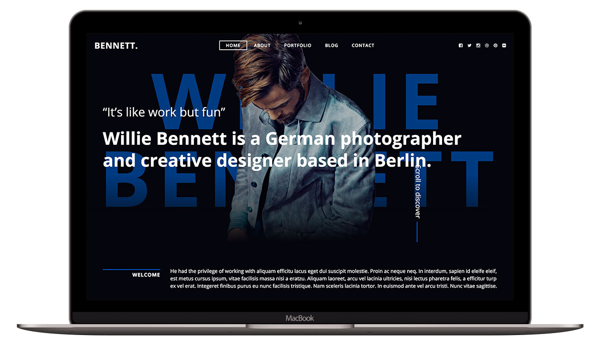 bennett-html-template