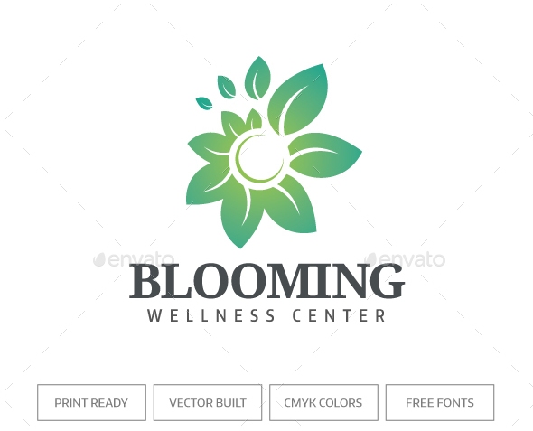 blooming-logo-design