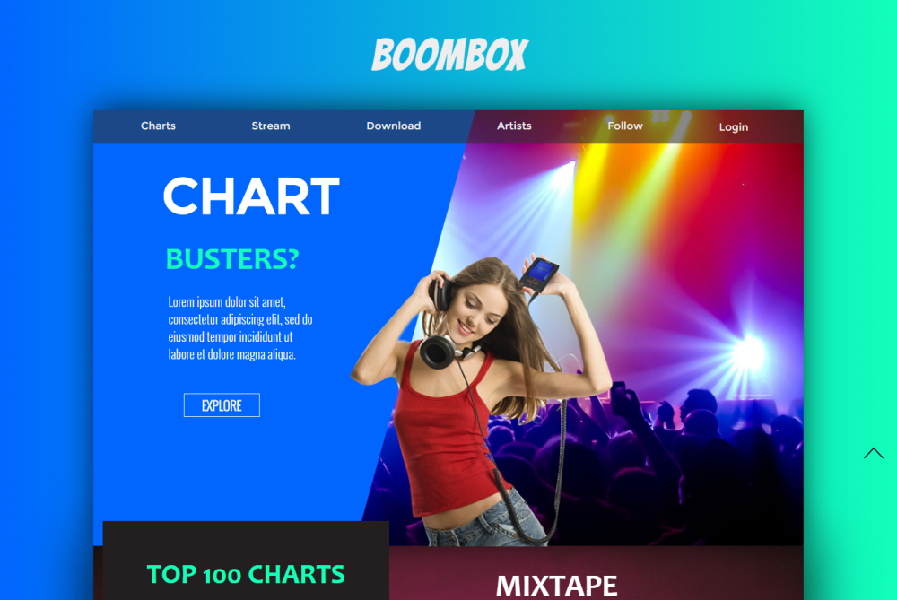 boombox-free-html-template