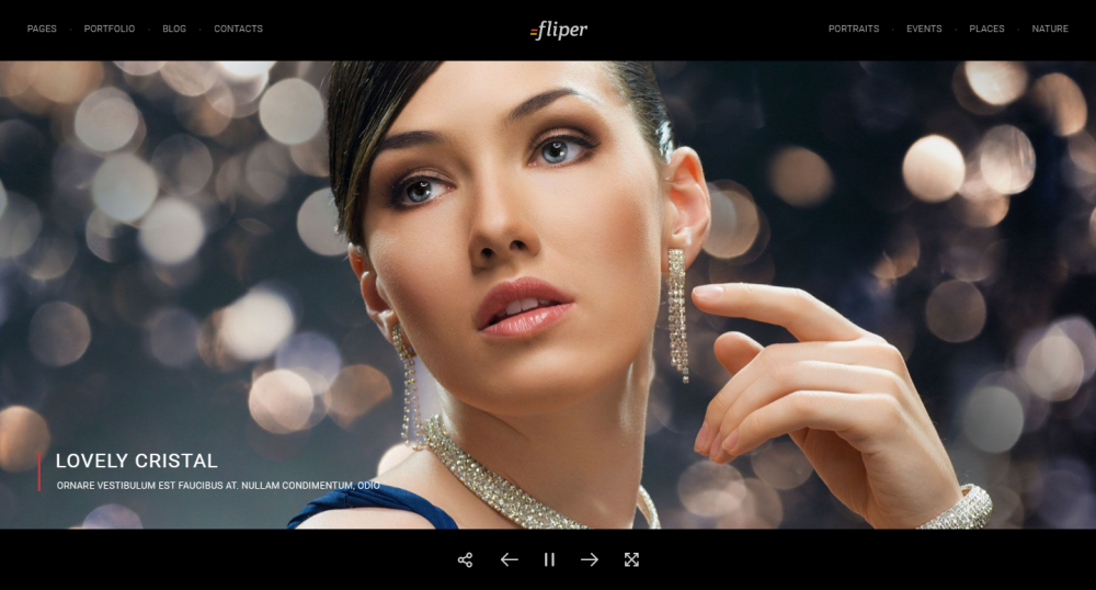 fliper-photo-fullscreen-wordpress-theme