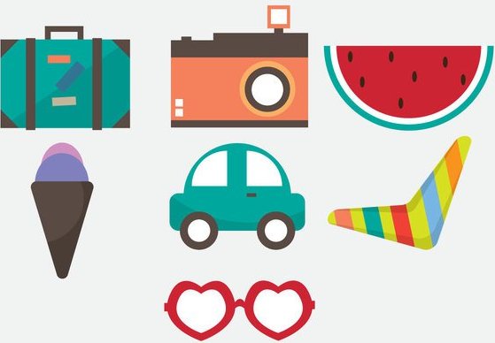 free-vacation-vector-icons