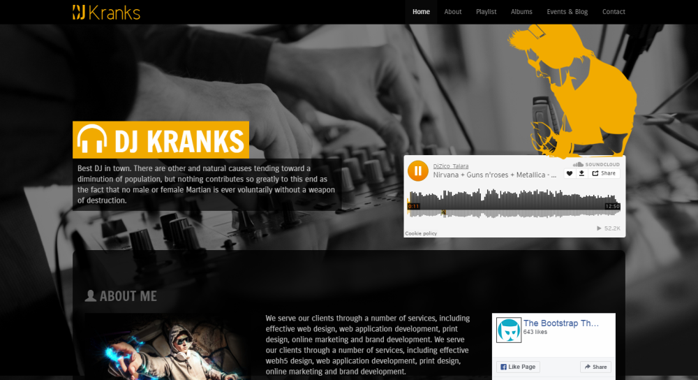 music-free-bootstrap-template