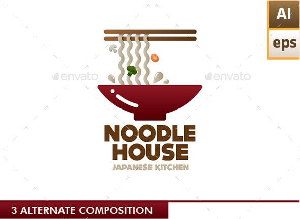 noodle-house-logo-design