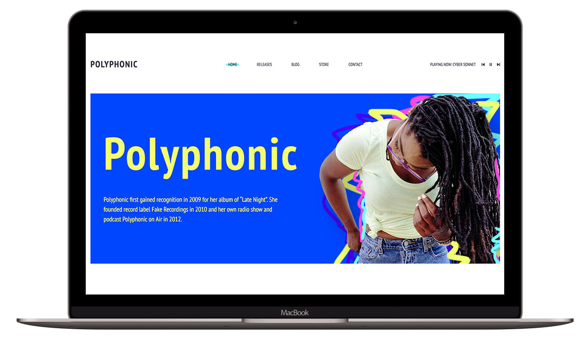 polyphonic-html-template