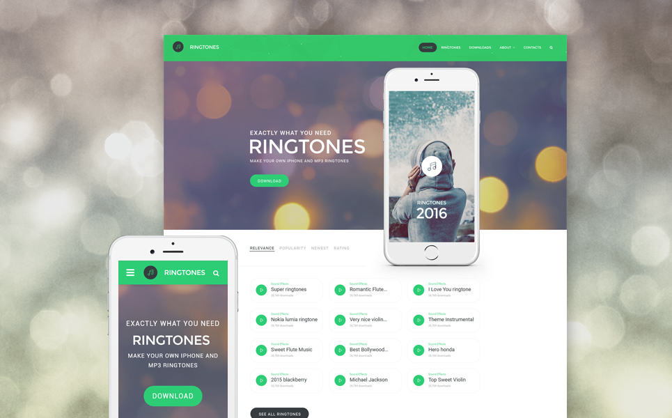 ringtones-portal-premium-html-template