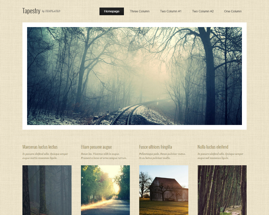 tapestry-free-html5-template