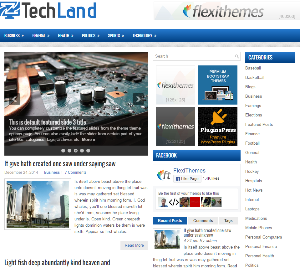 techland-free-wordpress-theme