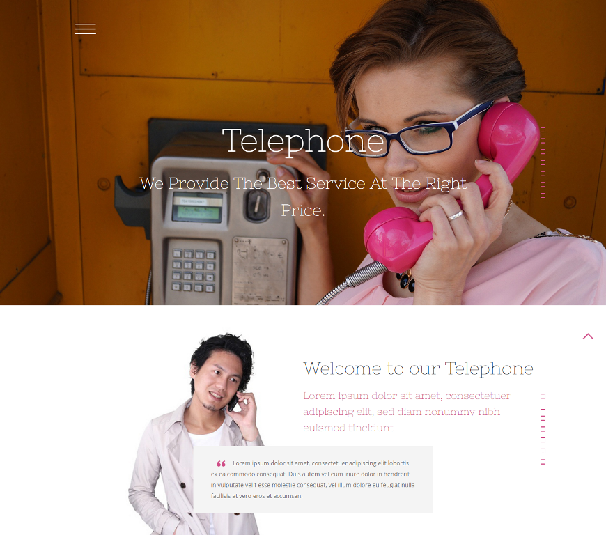 telephone-free-html-template