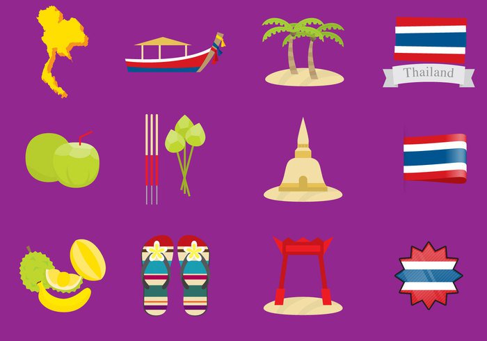 vector-thailand-icons