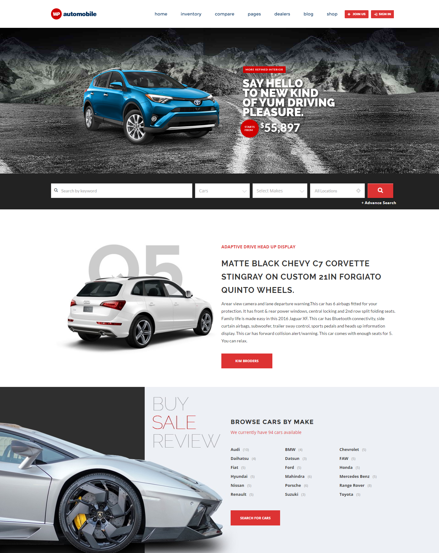 automobile-premium-wordpress-theme