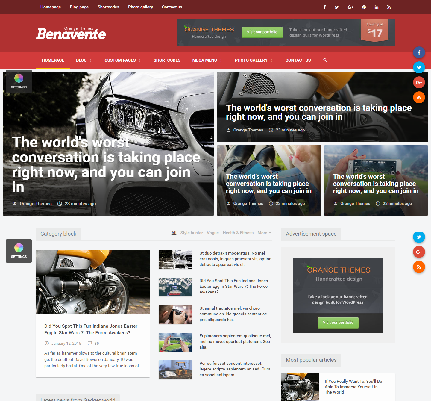 benavente-premium-html-template