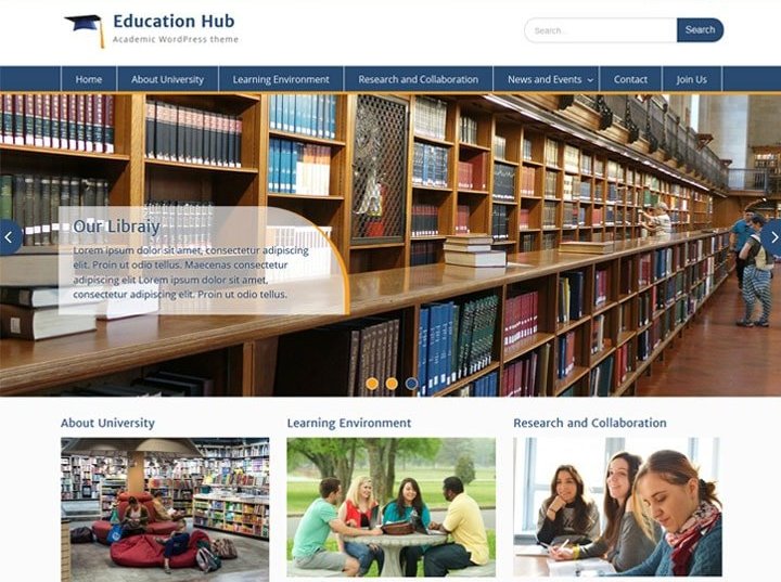 education-hub-free-wordpress-theme