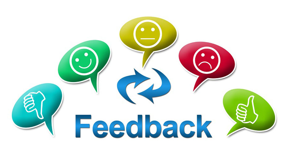Feedback with Colourful Comments Symbol