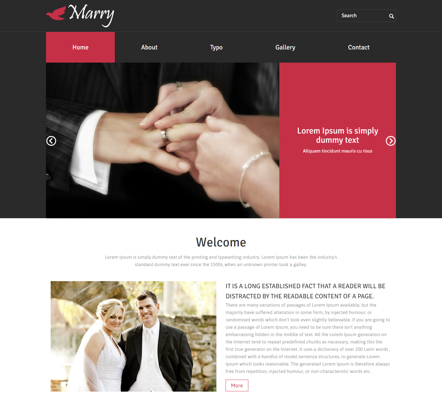 marry-free-html-template