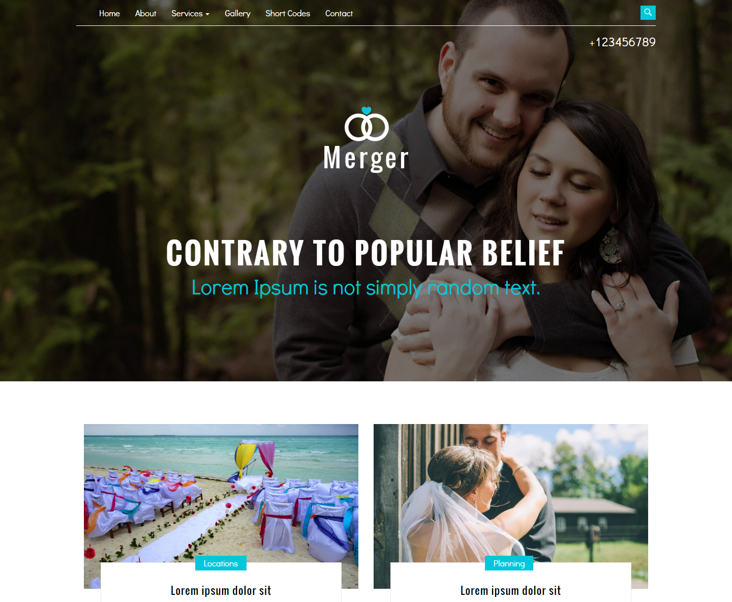 merger-free-html-template