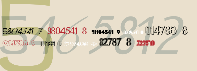 numbers-font-family