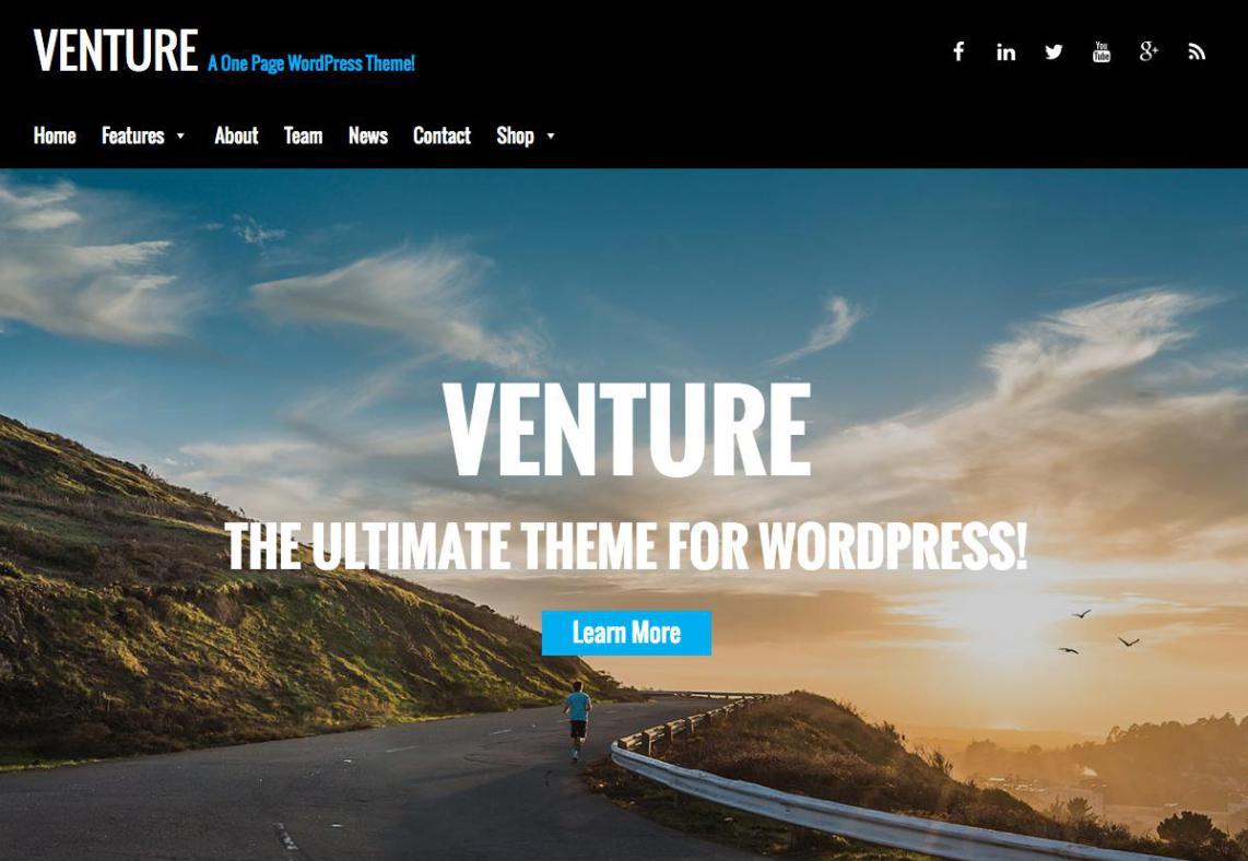 venture-free-wordpress-theme
