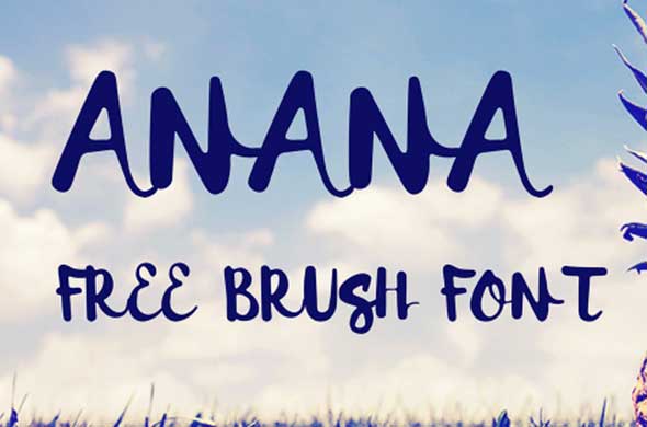 anana-free-brush-fFont