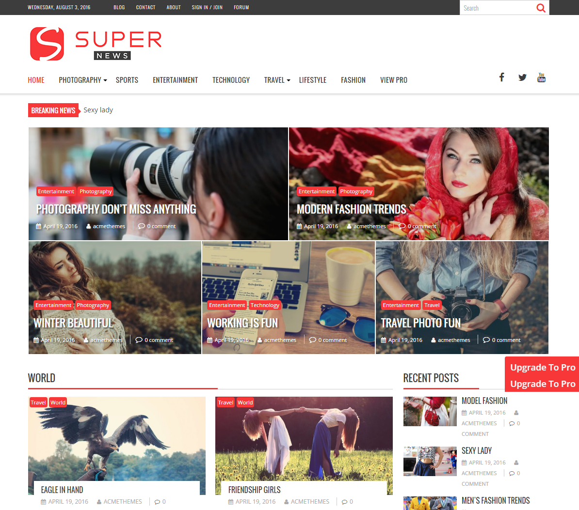 supernews-free-wordpress-theme
