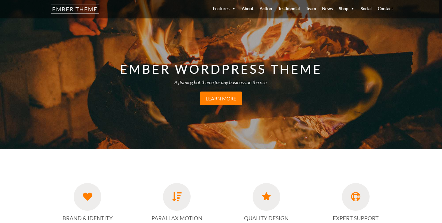 ember-lite-free-wordpress-theme