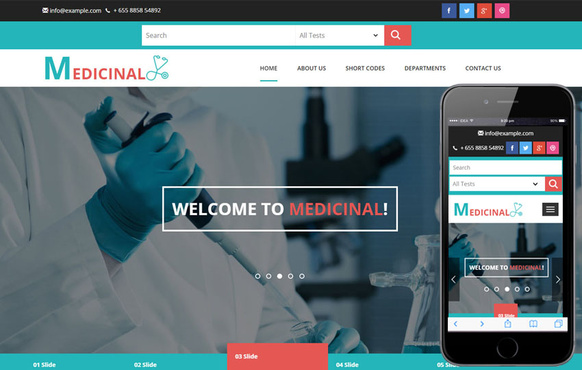 medicinal-free-html-template