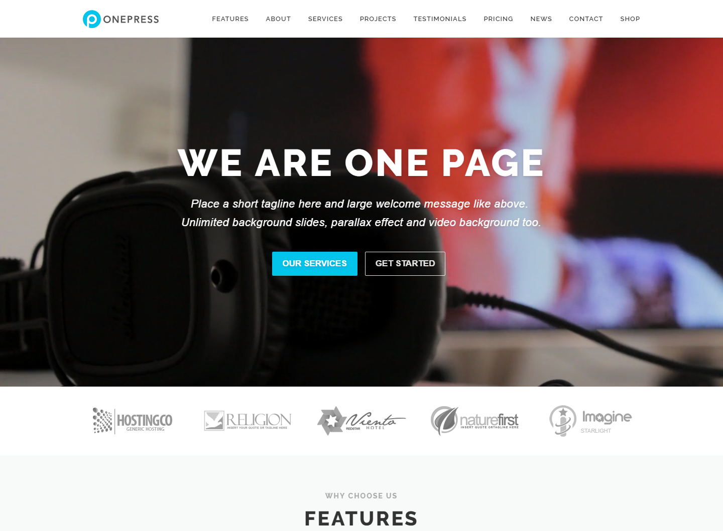 onepress-free-wordpress-theme