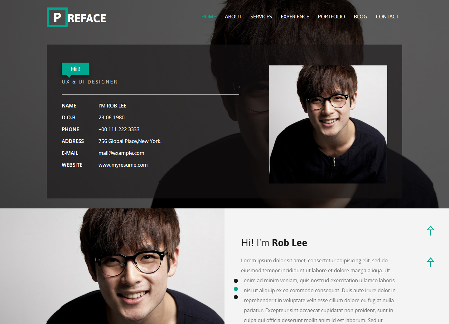 preface-free-html-template