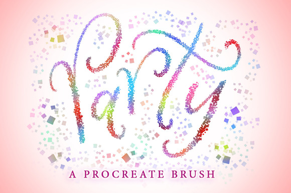 premium-party-procreate-brush