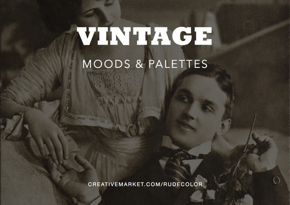 premium-vintage-mood-boards-&-color-palettes