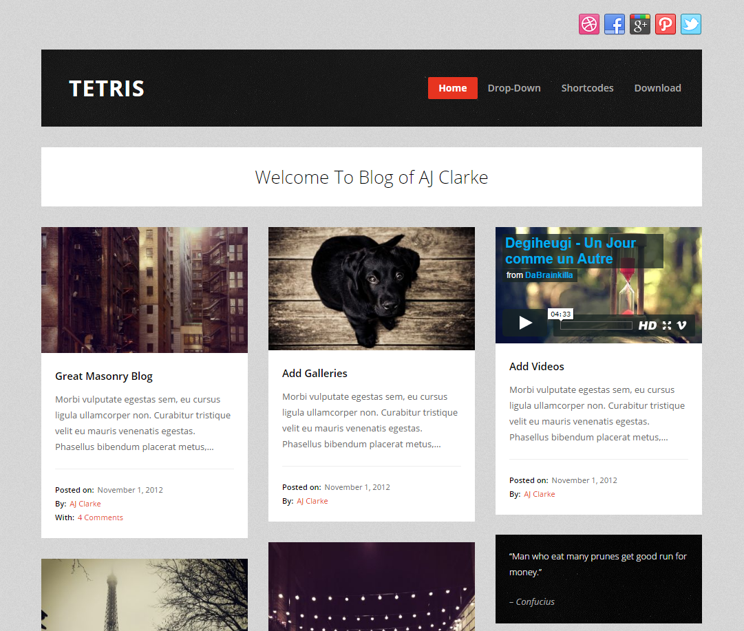 tetris-free-wordpress-theme