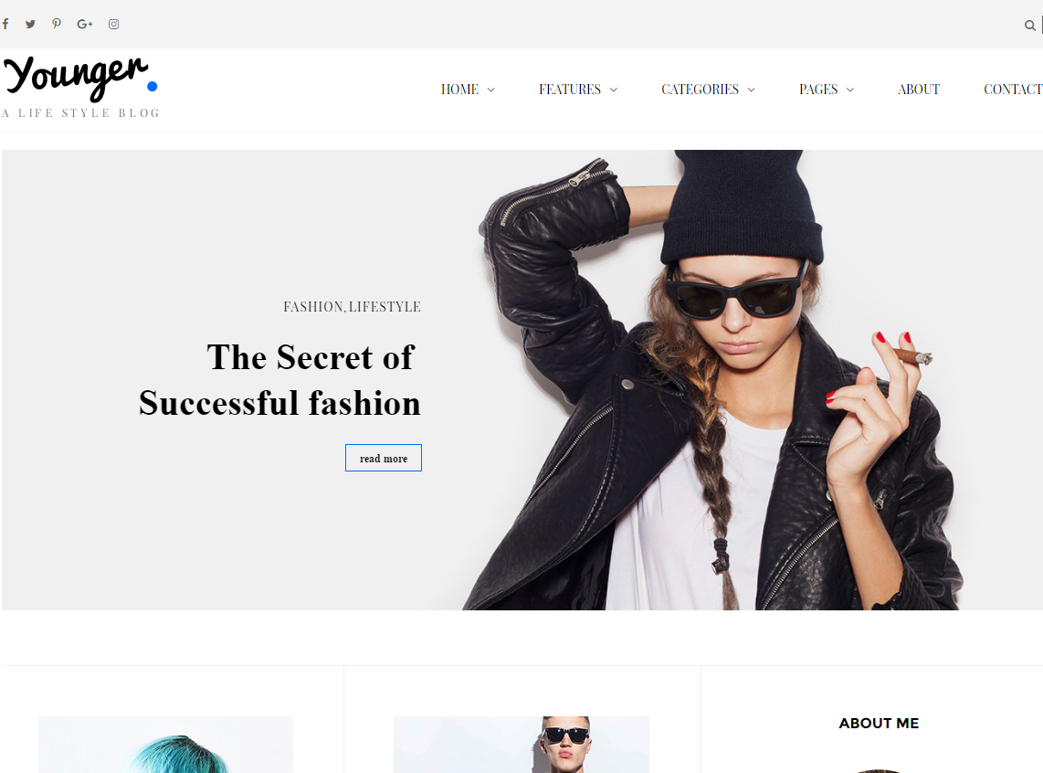 young-blogger-premium-html-template