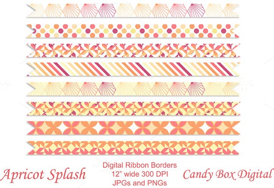 apricot-splash-premium-geometric-borders