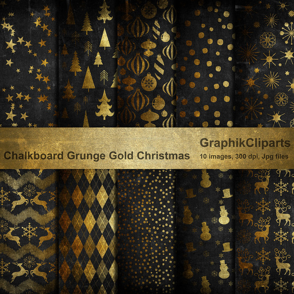 chalk-grunge-gold-christmas-papers-premium-patterns