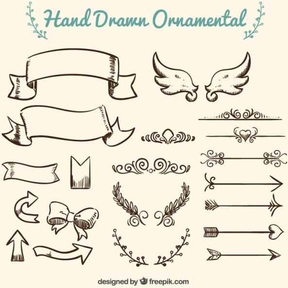 free-collection-of-hand-drawn-ornament