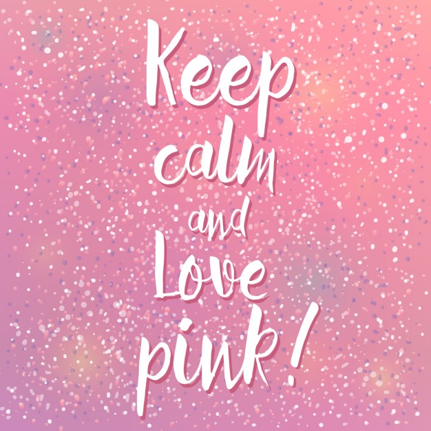 keep-calm-and-love-pink-free-vector