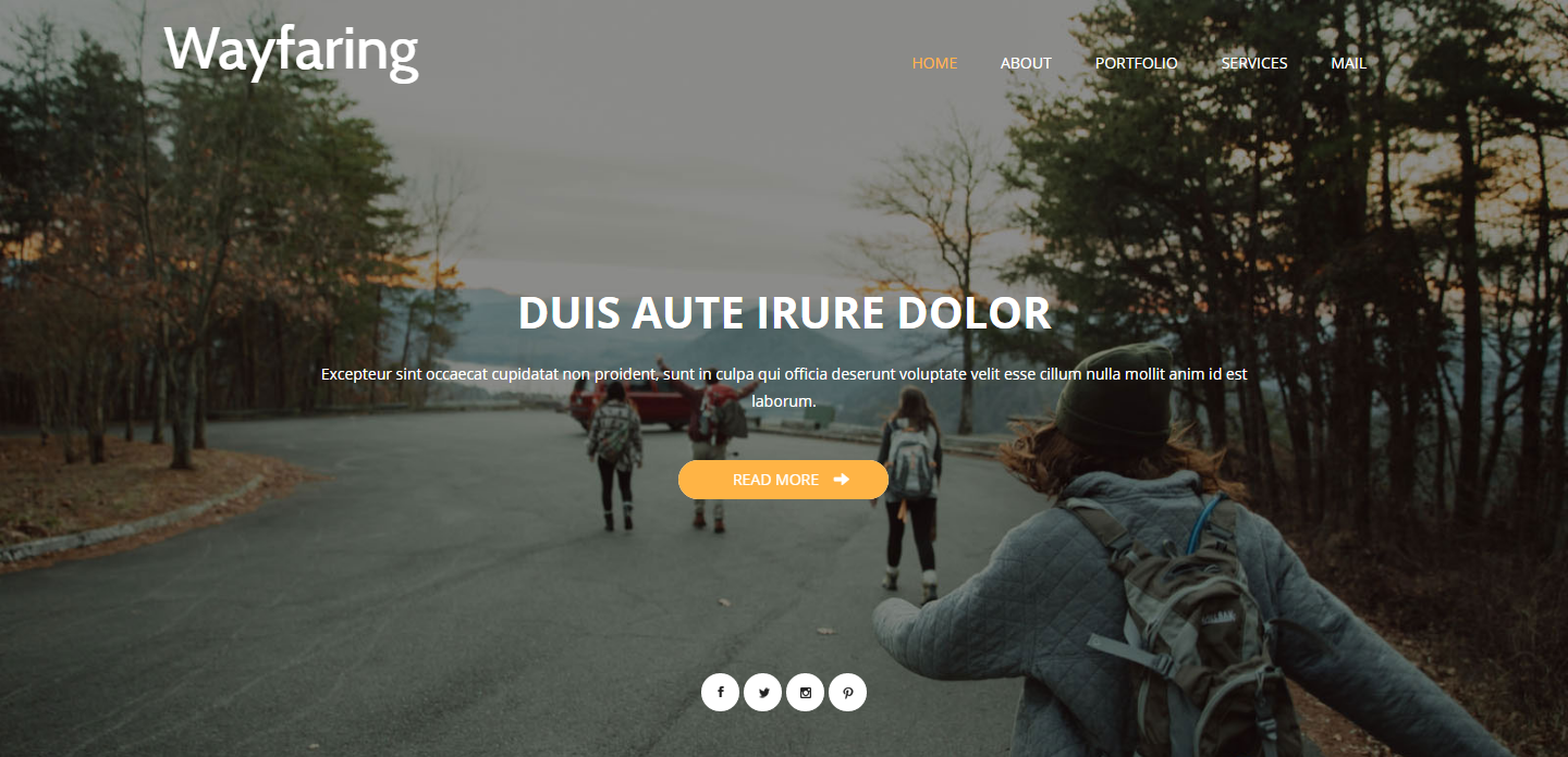 wayfaring-free-html-template