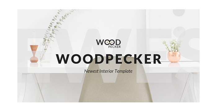 WoodPecker Interior Design PSD Template GT3 Themes