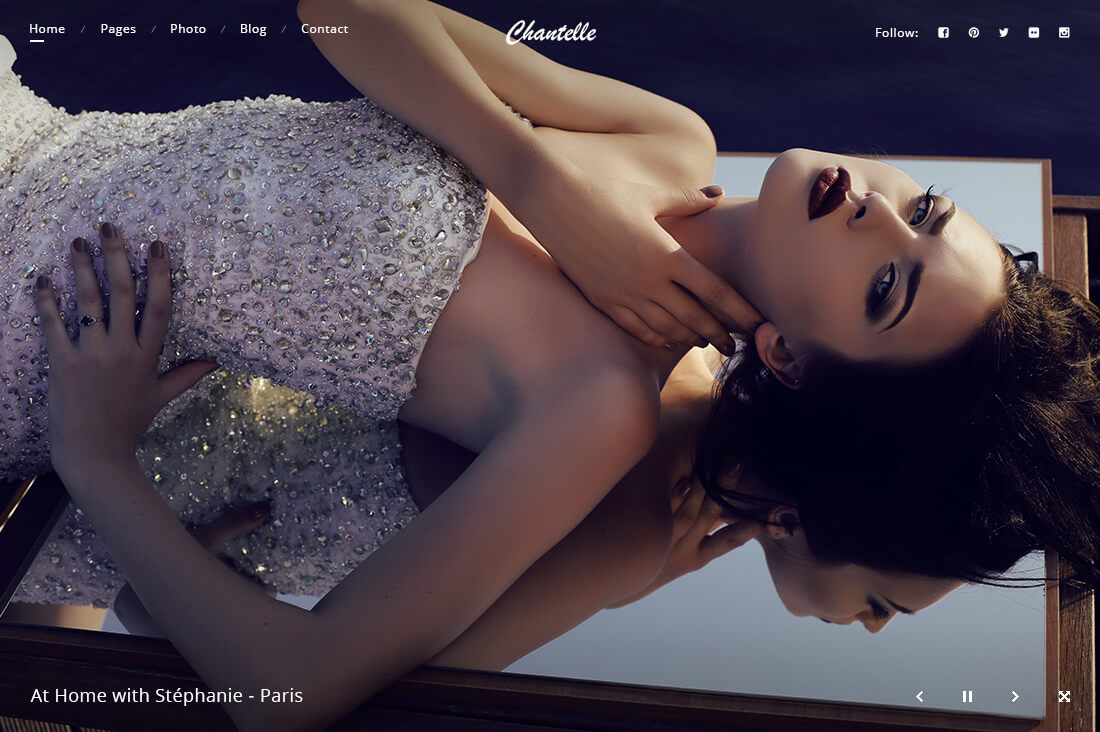 Chantelle - Photography Website Template