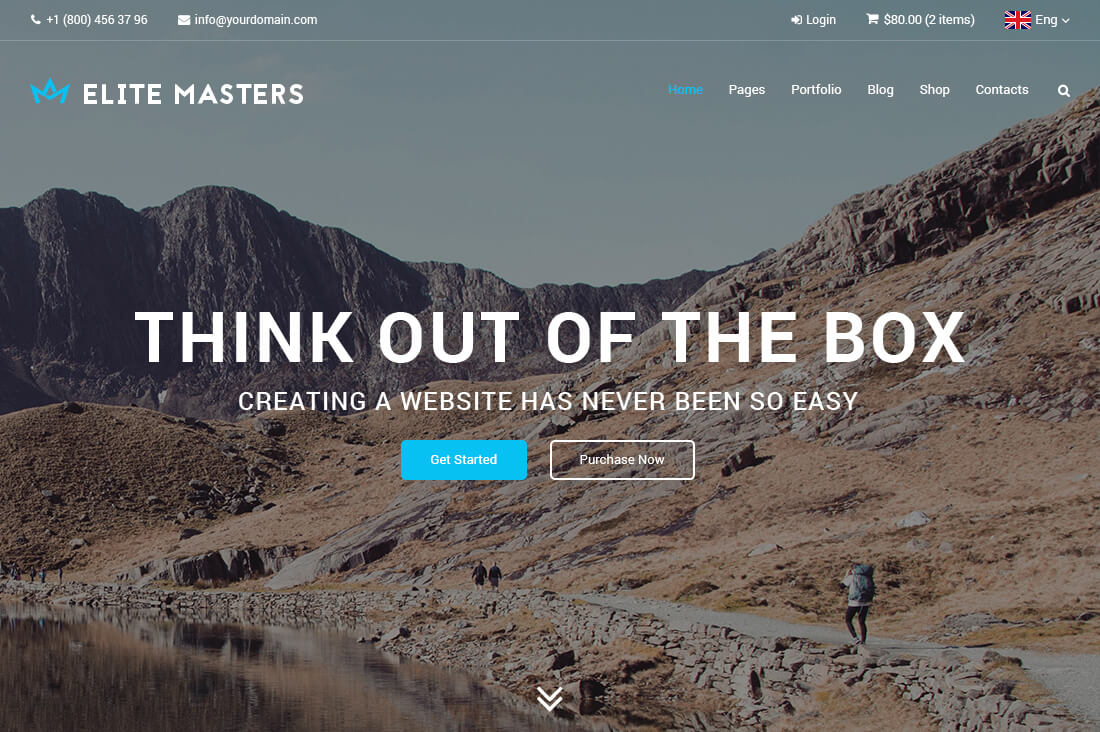 EliteMasters - Multi-Purpose Website Template