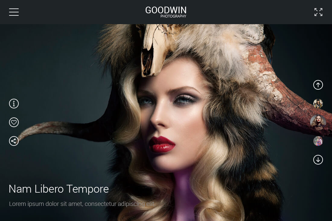 GoodWin - Photography Website Template