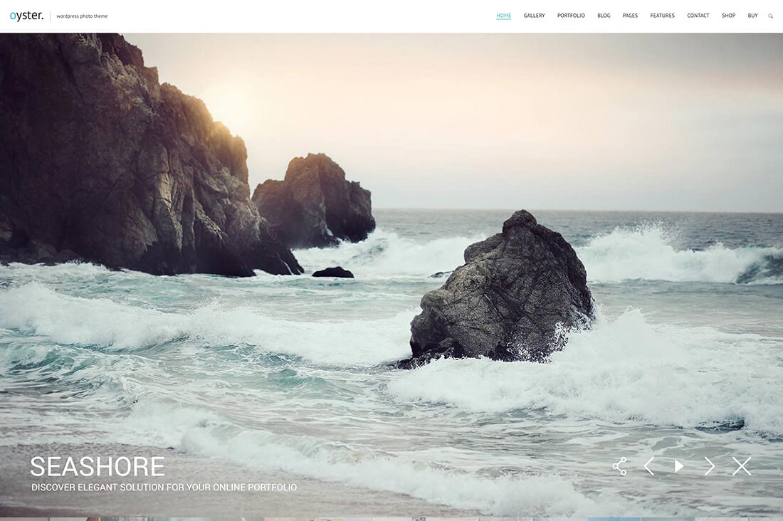 Oyster – Creative Photography HTML Template