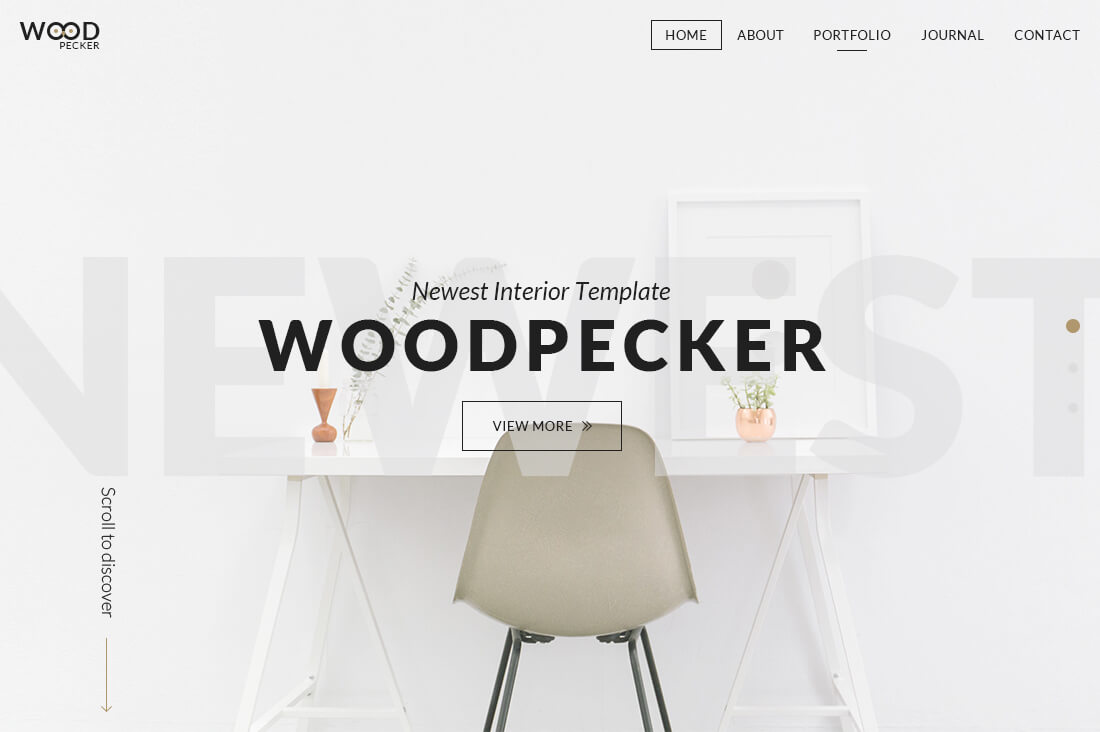 WoodPecker - Interior HTML5 Template