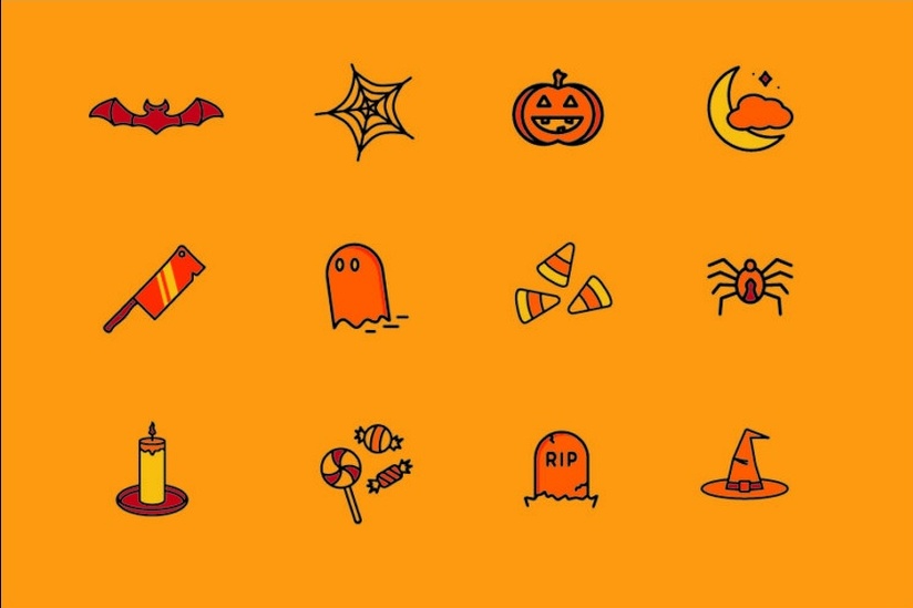 celebrate-this-halloween-season-icons-set