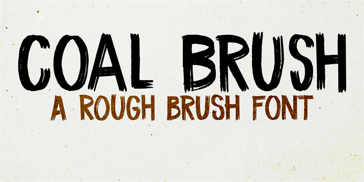 coal-brush-free-font